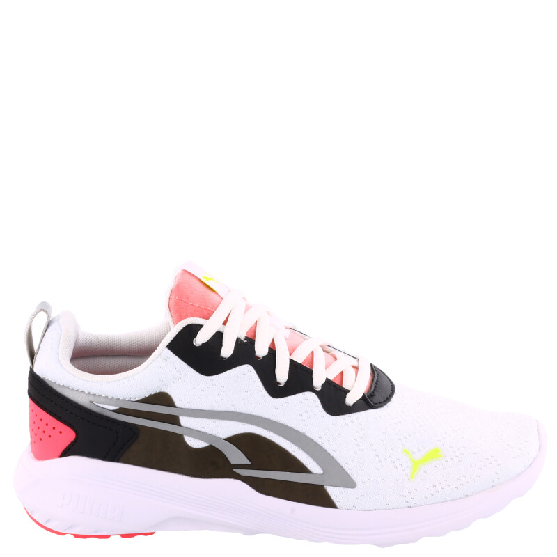 Championes de Mujer Puma All Day Active in Motion Blanco - Negro - Rosa