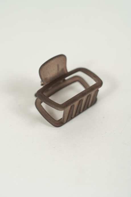 Pinza De Pelo Cerete Marron Medio