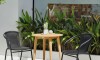 Sillas Símil Rattan con Mesa de Eucaliptus - Nassau Negro
