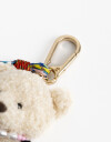 Llavero Cozy Llavero Y Bag Charm Oso Peluche - Combinacion Multicolor