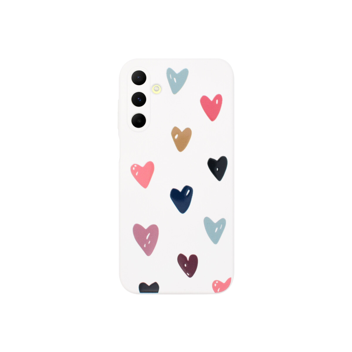 Protector engomado para Samsung Galaxy A25 diseño corazones 