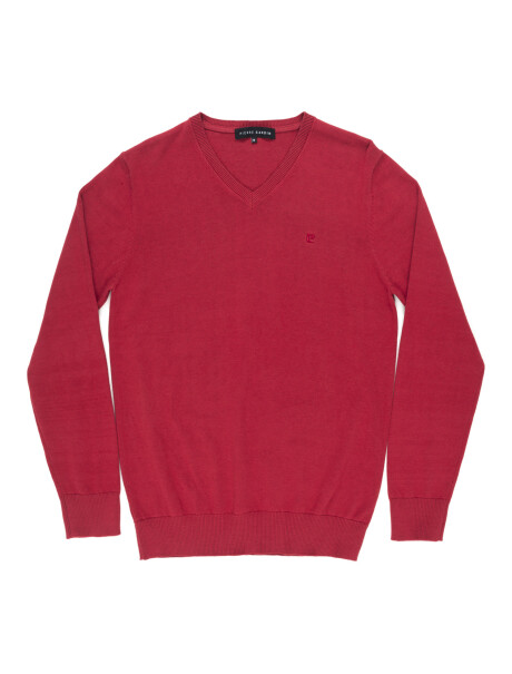Sweater basico rojo