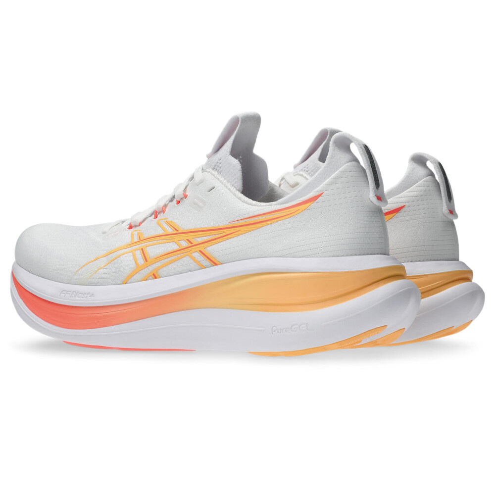 Zapatillas Running Gel-Nimbus 28 Mujer White/sun Coral