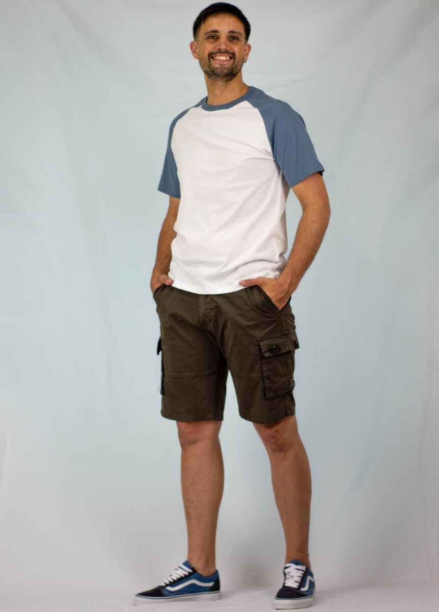 Remera Combinada Summer - Blue 