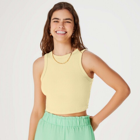 BLUSA SM FEM AMARILLO