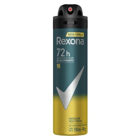 REXONA DESODORANTE EN AEROSOL V8 150ml REXONA DESODORANTE EN AEROSOL V8 150ml