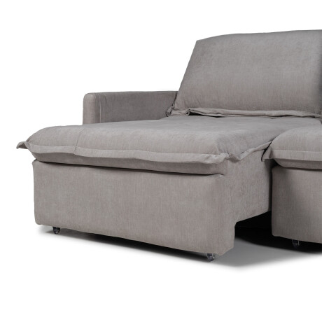 Sofá Cama Oliver - Tela Microfibra 12074 (Ceniza)