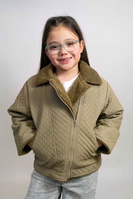 Chaqueta Corderito Beige