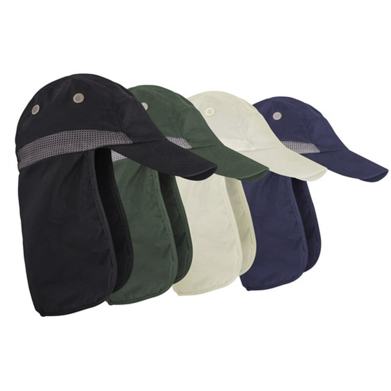 Gorro de Explorador con Cubrenuca Arye Azul