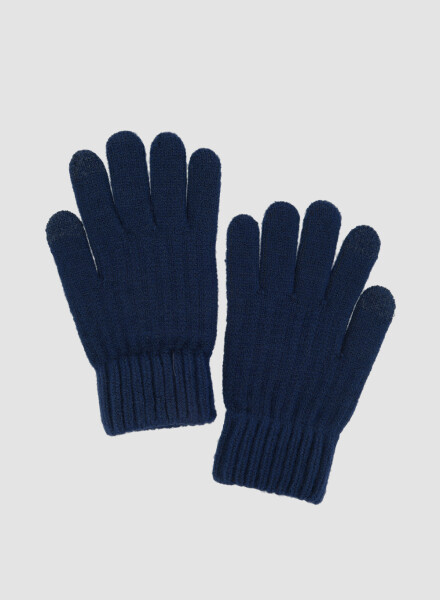 Guantes azul Azul