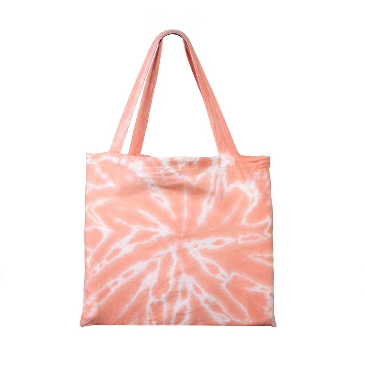 TOTEBAG - ALGODON-RECICLADO NARANJA TIE DYE 