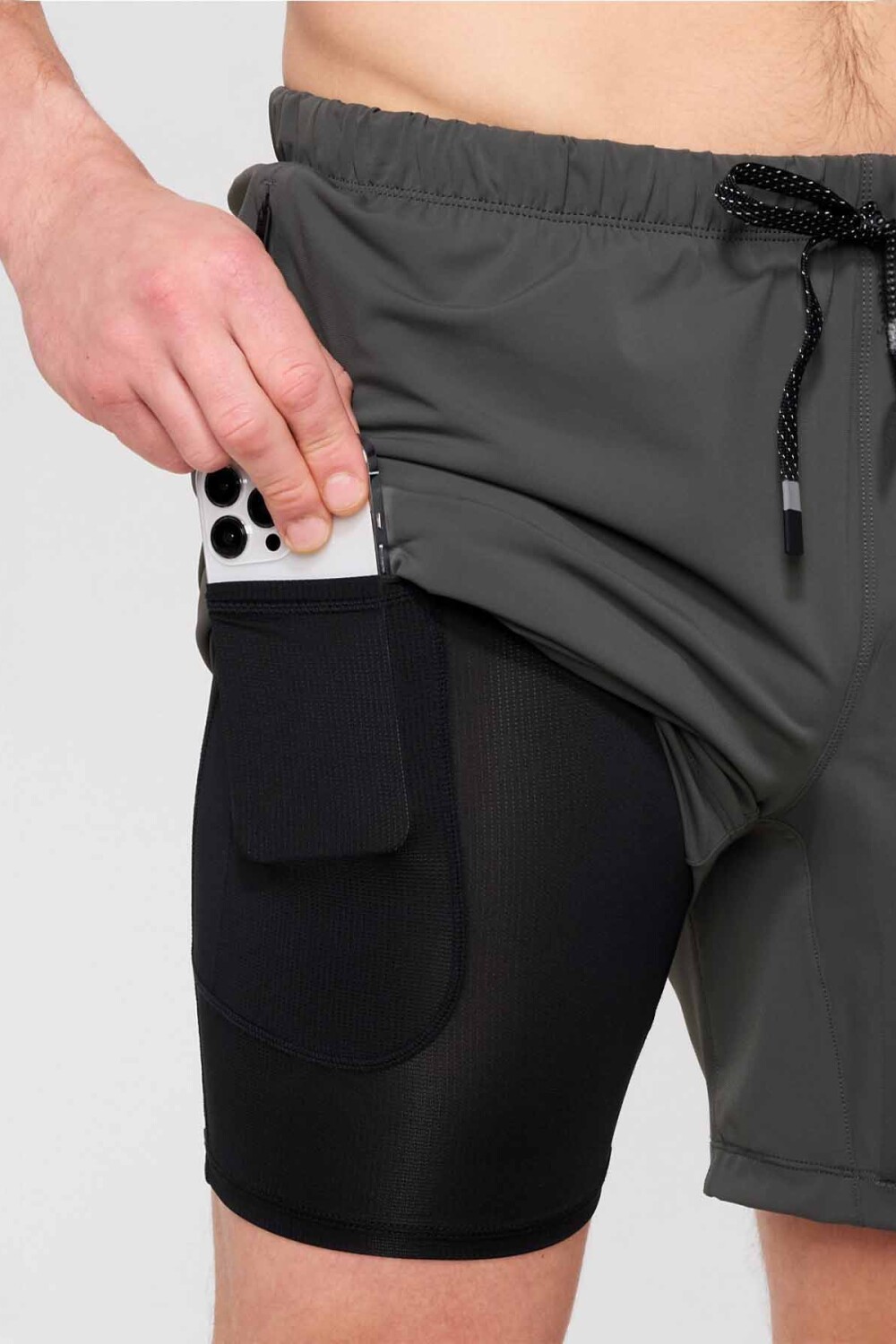 Short Con Malla The One Short Lined 7" Hombre Onyx