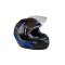 Casco Rush Integral Negro y Azul