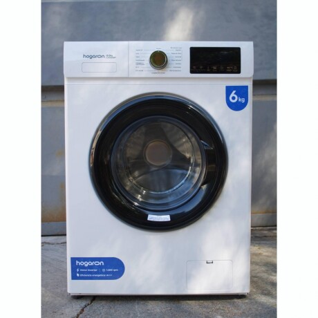 LAVARROPAS HOGARON CAPACIDAD 6KG CARGA FRONTAL Lavarropas HOGARON LHOG6WT 1900W Carga Frontal Capacidad 6Kg 16 Programas De Lavado - White