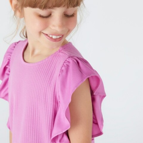 BLUSA FEM ROSA/GRAFITO