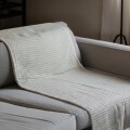 Manta para Sillón y Cama Marfil Waffle