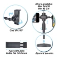 Aro de Luz Led de Selfie Para Mesa y Doble Soporte de Teléfono Aro de Luz Led de Selfie Para Mesa y Doble Soporte de Teléfono