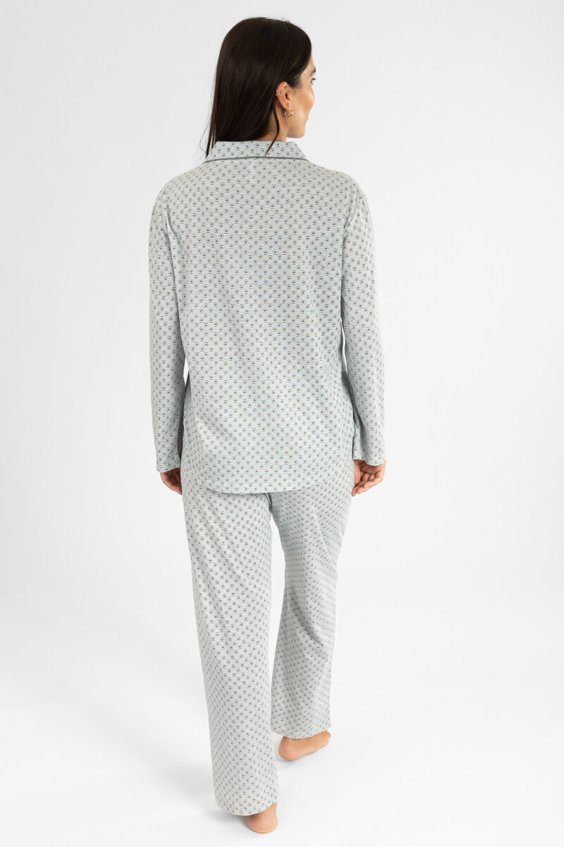 Pijama indian flower Celeste