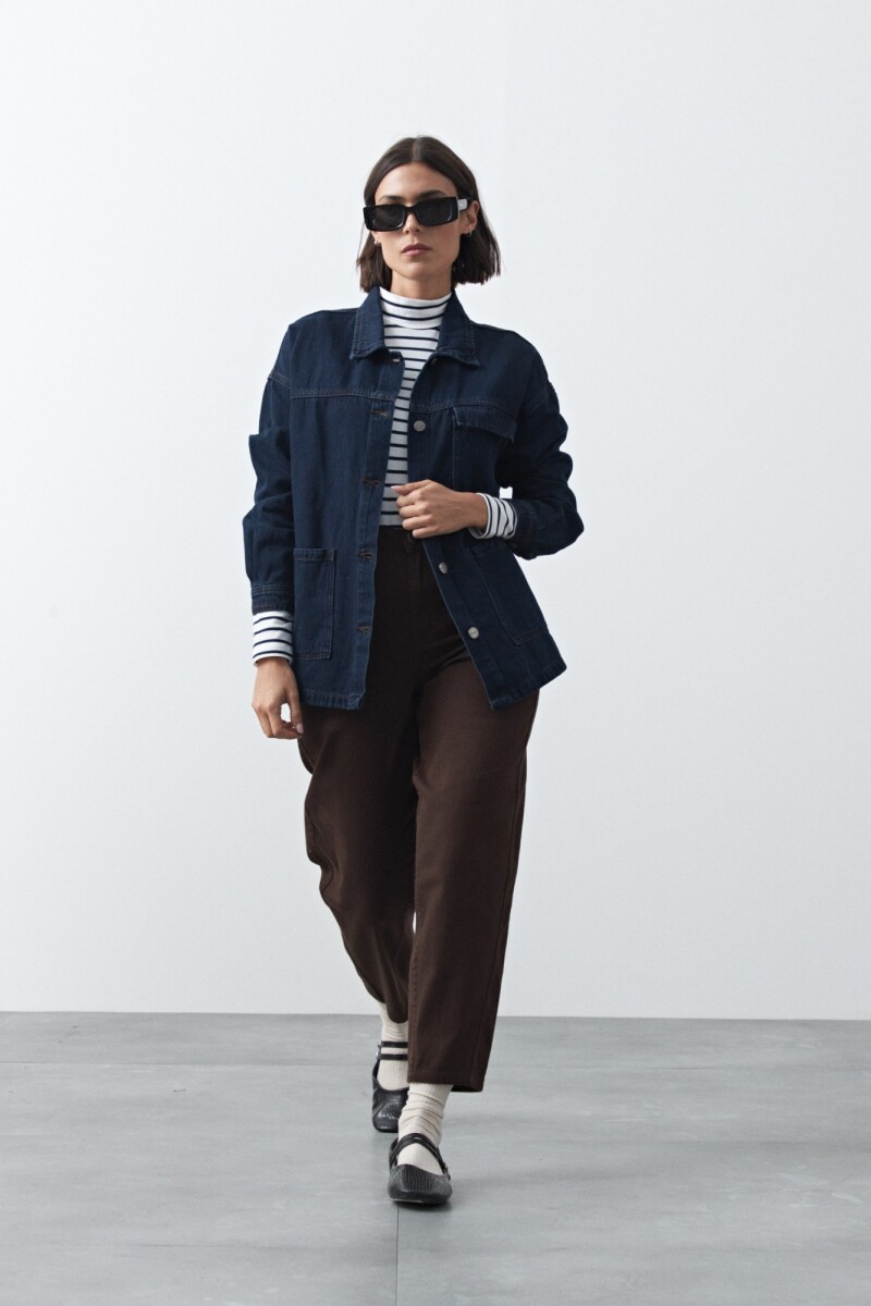 SOBRECAMISA SALINAS Indigo