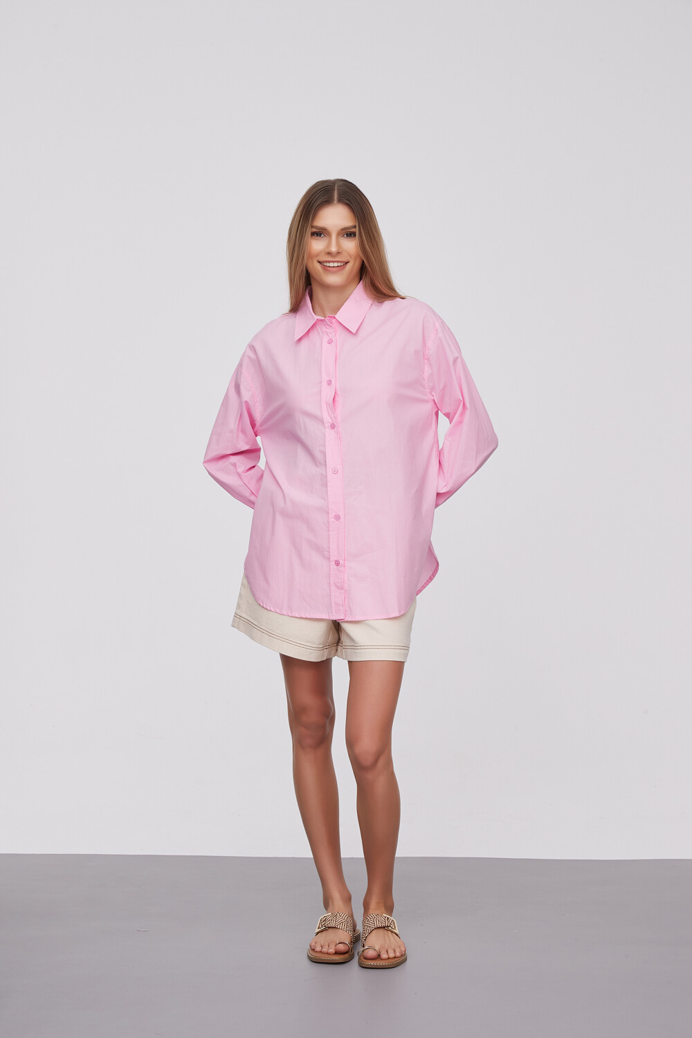 Camisa Rommel Rosa