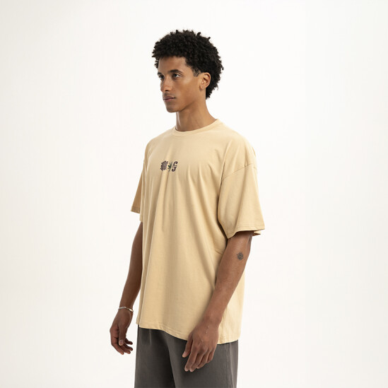 Remera Pulau Palmtree Beige