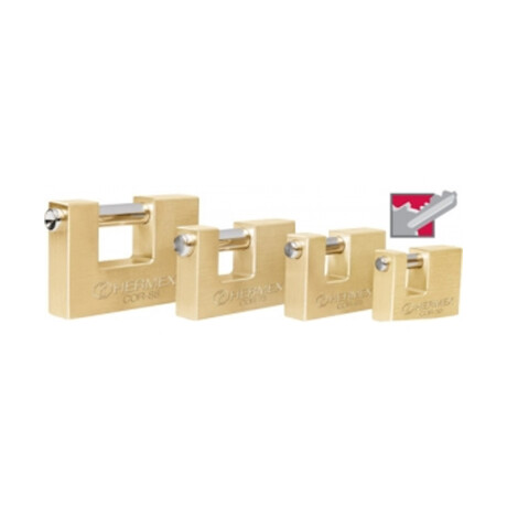 CANDADO ANTIPALANCA BRONCE 76MM COR-75 HERMEX ++ N/a