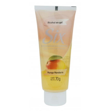 ALCOHOL EN GEL SIX 70GR MANGO ALCOHOL EN GEL SIX 70GR MANGO