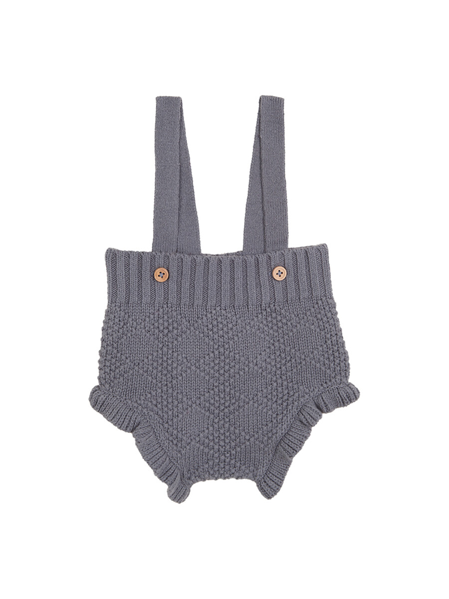 Bombacho Alto De Tirantes Punto Especial Azulado