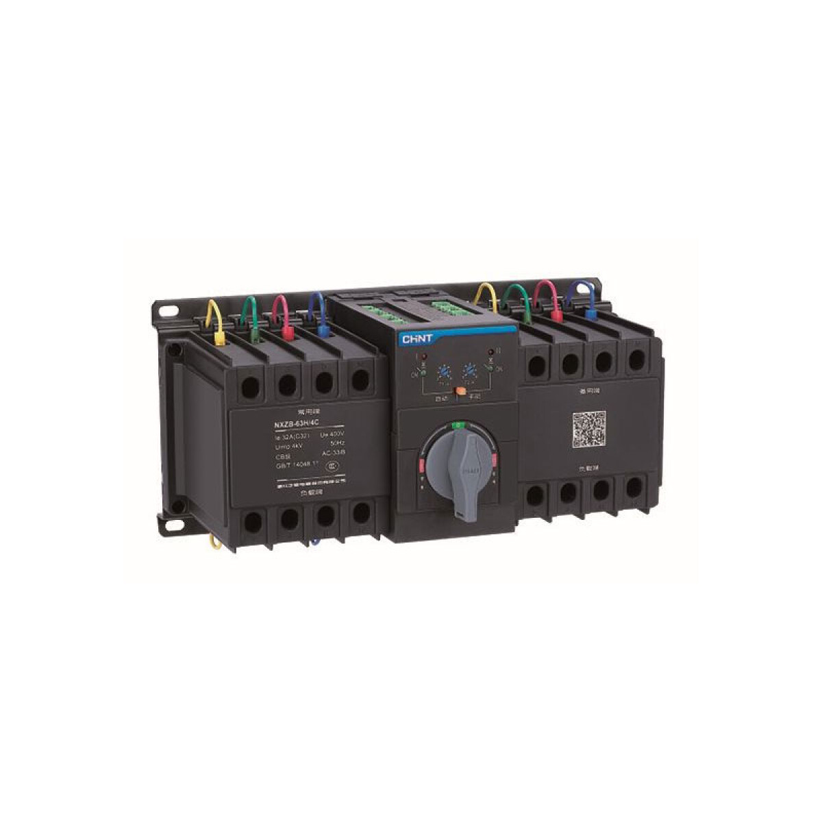 Doble vía automática 4P 63A Curva D 10kA. Tipo A - 0266 