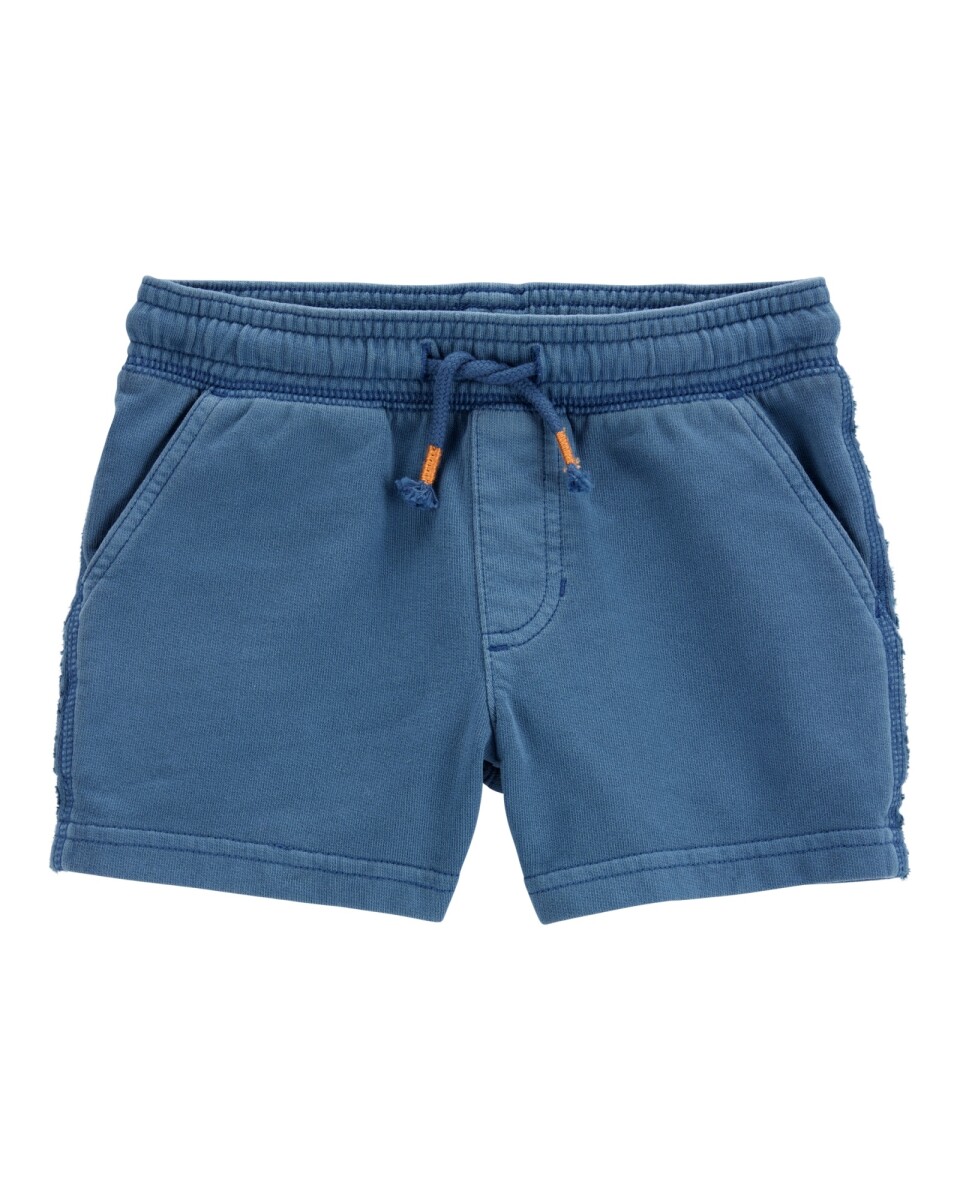 Short deportivo de algodón, azul 