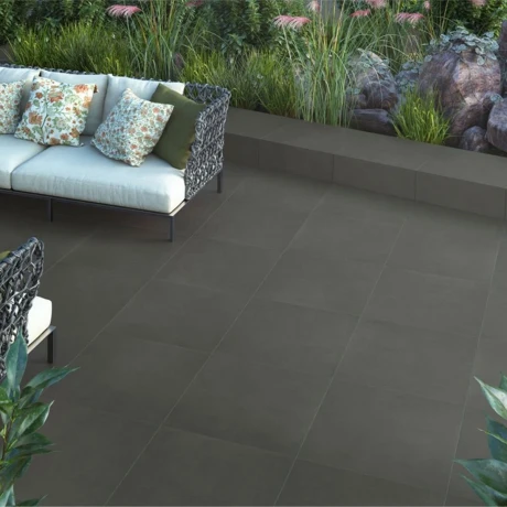 Porcelanato Para Piso Y Pared De 60X60 Gris Oscuro Antideslizante Eliane GAMAS DE GRIS
