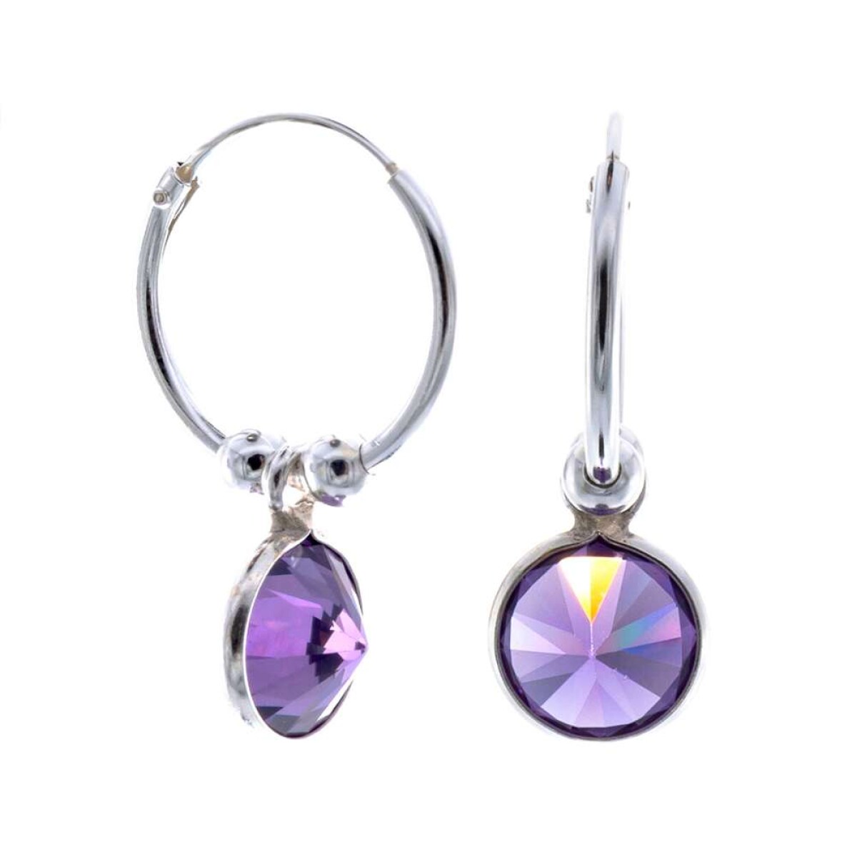 Aritos de Plata - Circonias 