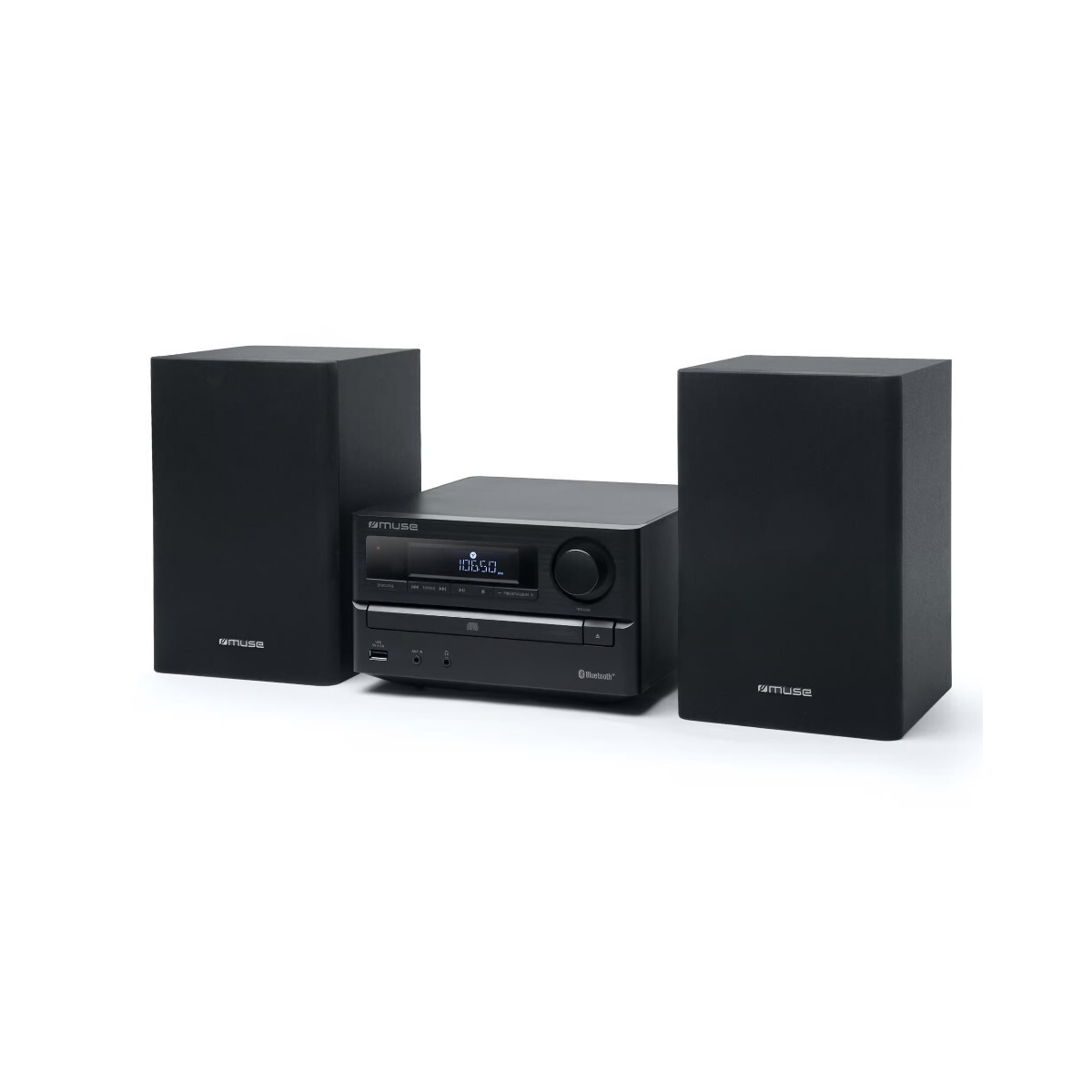 Equipo Estereo M-62fb Bluetooth Con Reproductor De Cd Usb Y Fm 