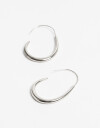 Aros Argollas Metal Aros Argollas Metal - Plateado Rodio