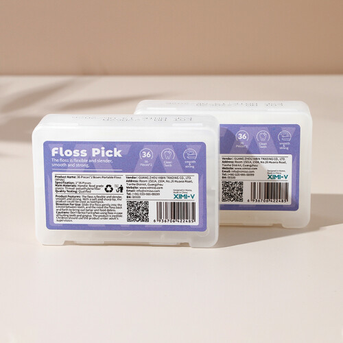 Hilo Dental Con Mango 36 Unidades*2 Cajas - Blanco Hilo Dental Con Mango 36 Unidades*2 Cajas - Blanco