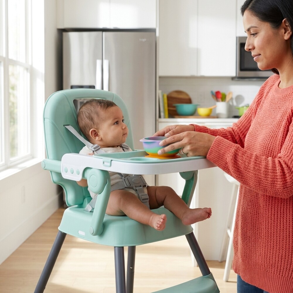 Silla De Bebe 3 En 1 Multiuso Sillita Verde