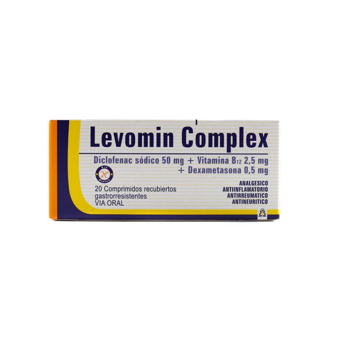LEVOMIN COMPLEX CJ X 20 COMPRIMIDOS única