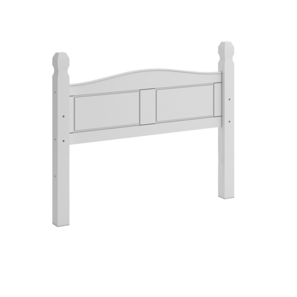 Respaldo Madera Rustico Blanco 1.40 Mex025 