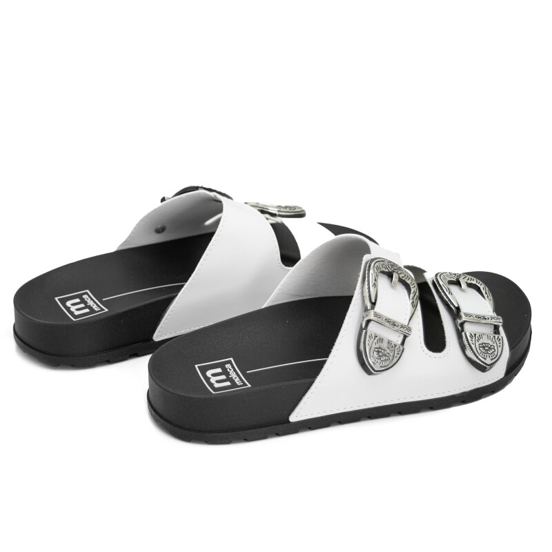 Sandalias Moleca Zuecos de Mujer - 5436.402-7800 Blanco