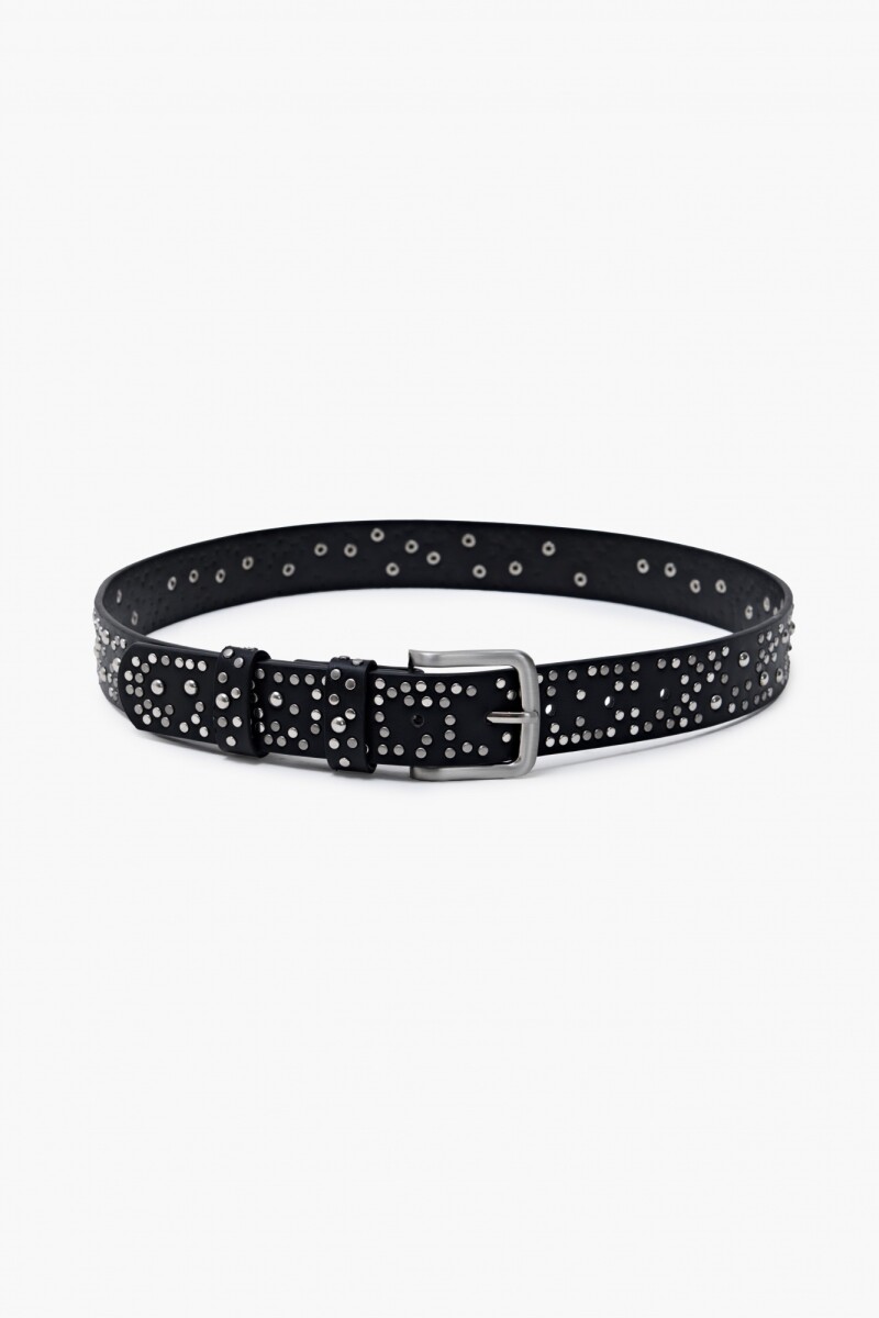 Cinturón tachas negro