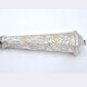Cuchillo Hoja 20 Cm, Cabo De Plata Y Oro, Con Vaina De Cuero Cuchillo Hoja 20 Cm, Cabo De Plata Y Oro, Con Vaina De Cuero