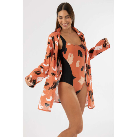 Camisola freshly luna Brick abstract
