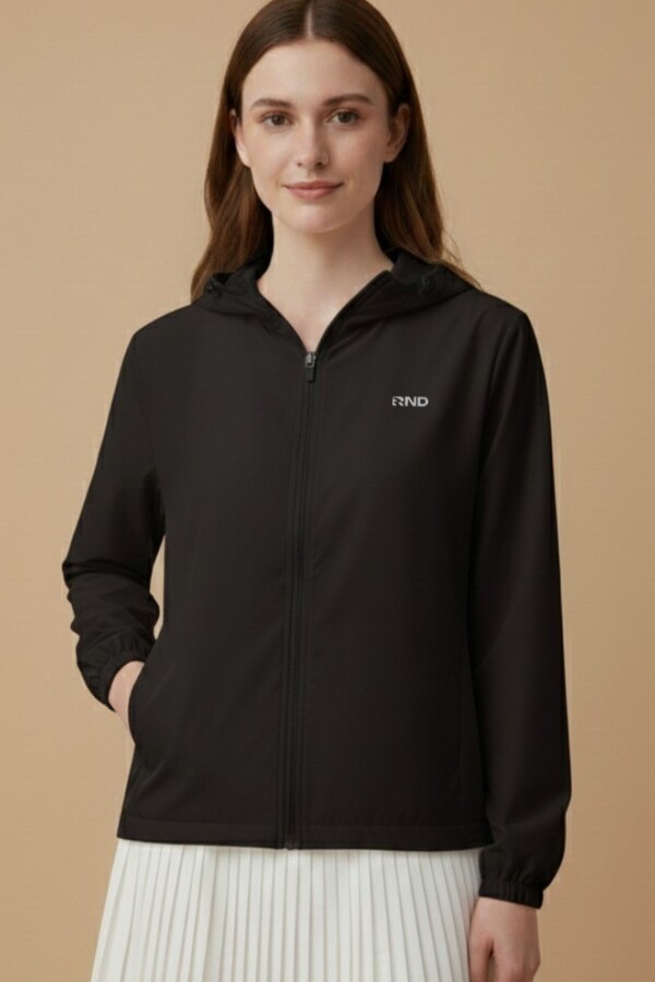 Campera Impermeable. Negro