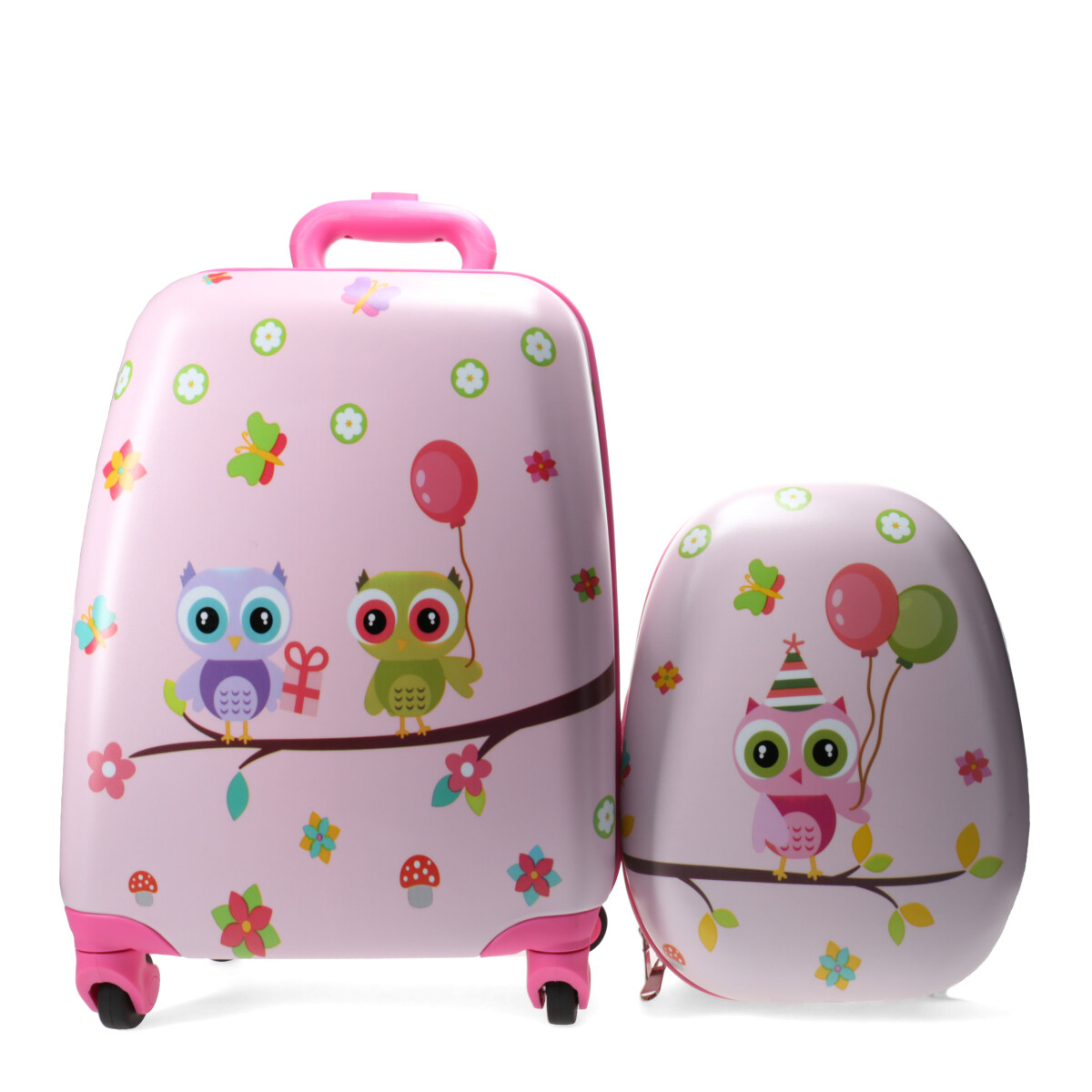 Set Valija y Mochila ENJOY Kids MINI Miss Carol - Rose 
