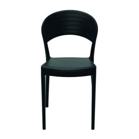 Kit x4 Silla Sissi Tramontina · Cerrada Negra