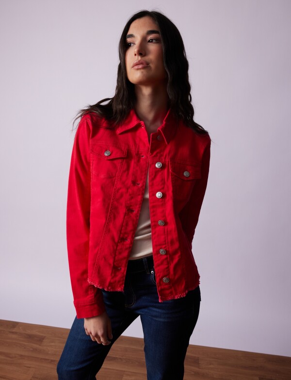 Camperita Jean Flecos ROJO
