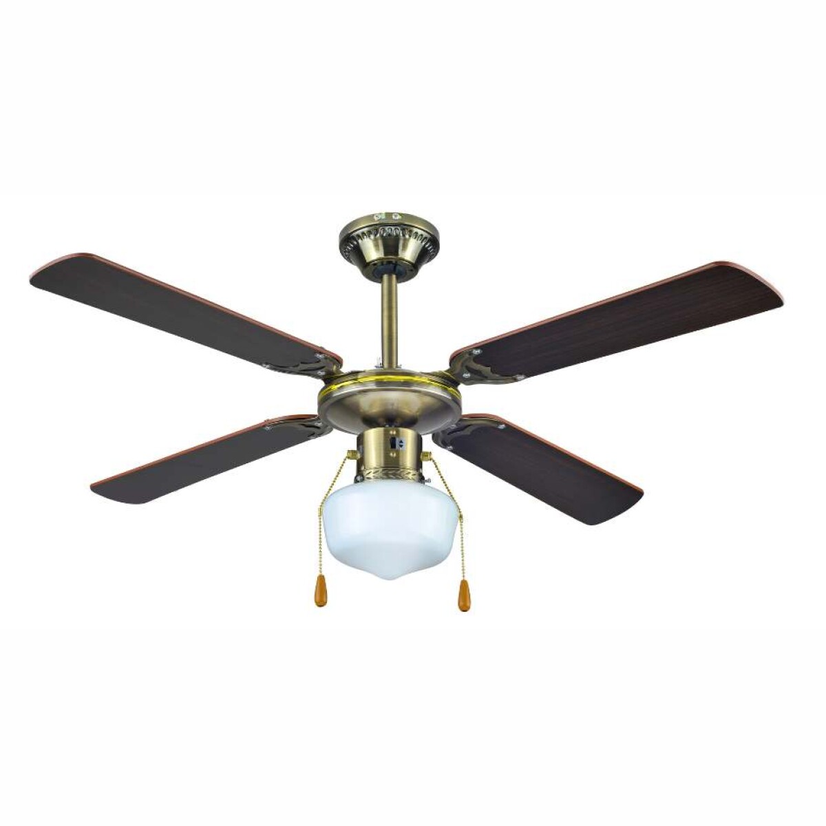 Ventilador De Techo Kassel KS-VT421L 42" 5 Aspas Ub - MARRON 