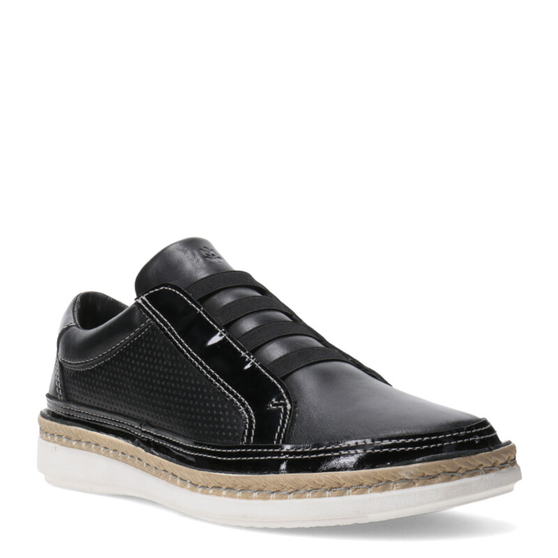 Zapato de Mujer Lombardino Casual Yute Negro