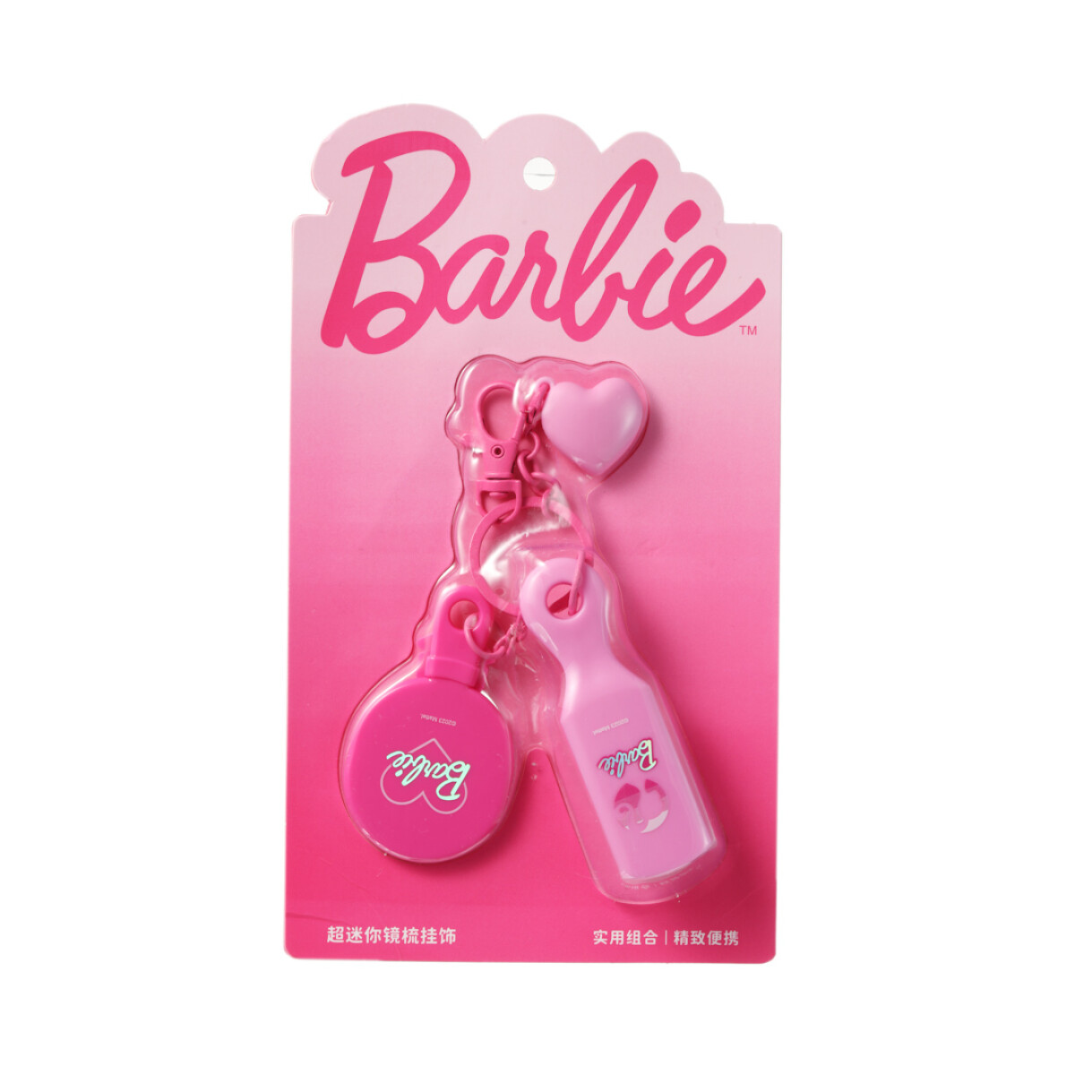 Mini cepillo con espejo Barbie 