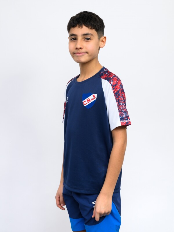 REMERA PRO TRAINING ACTIVE Nacional Junior Azul Marino